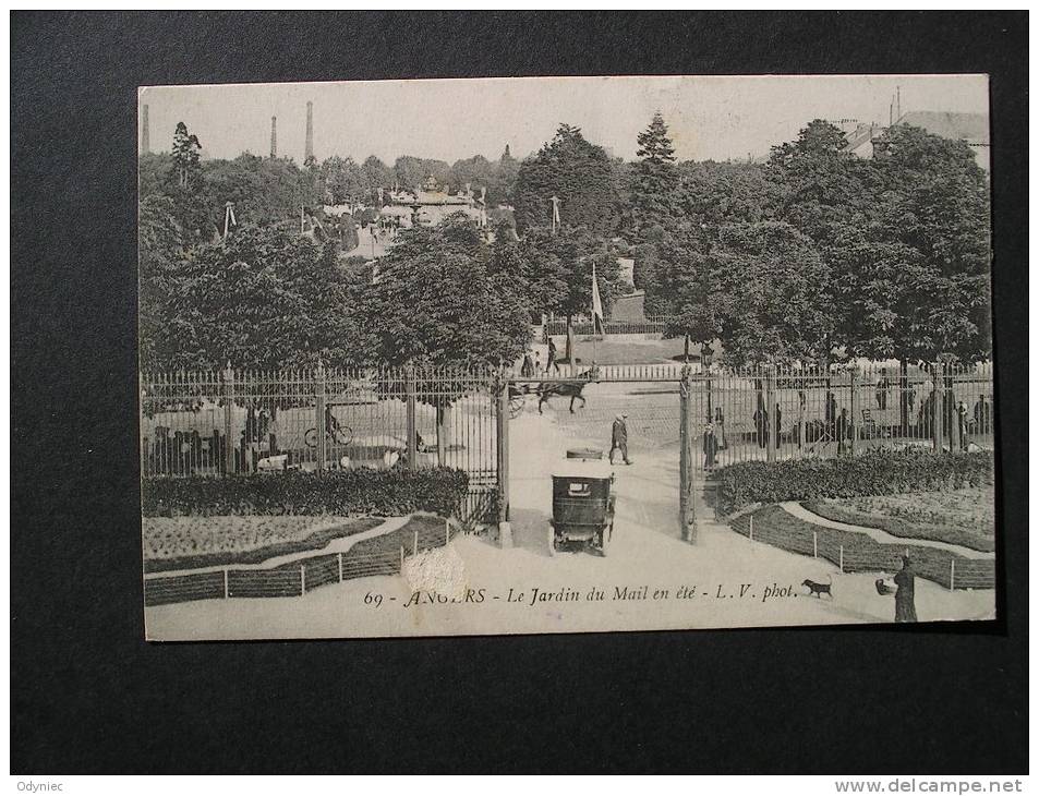 Angers-Le Jardin Du Mail En Ete 1915 - Pays De La Loire