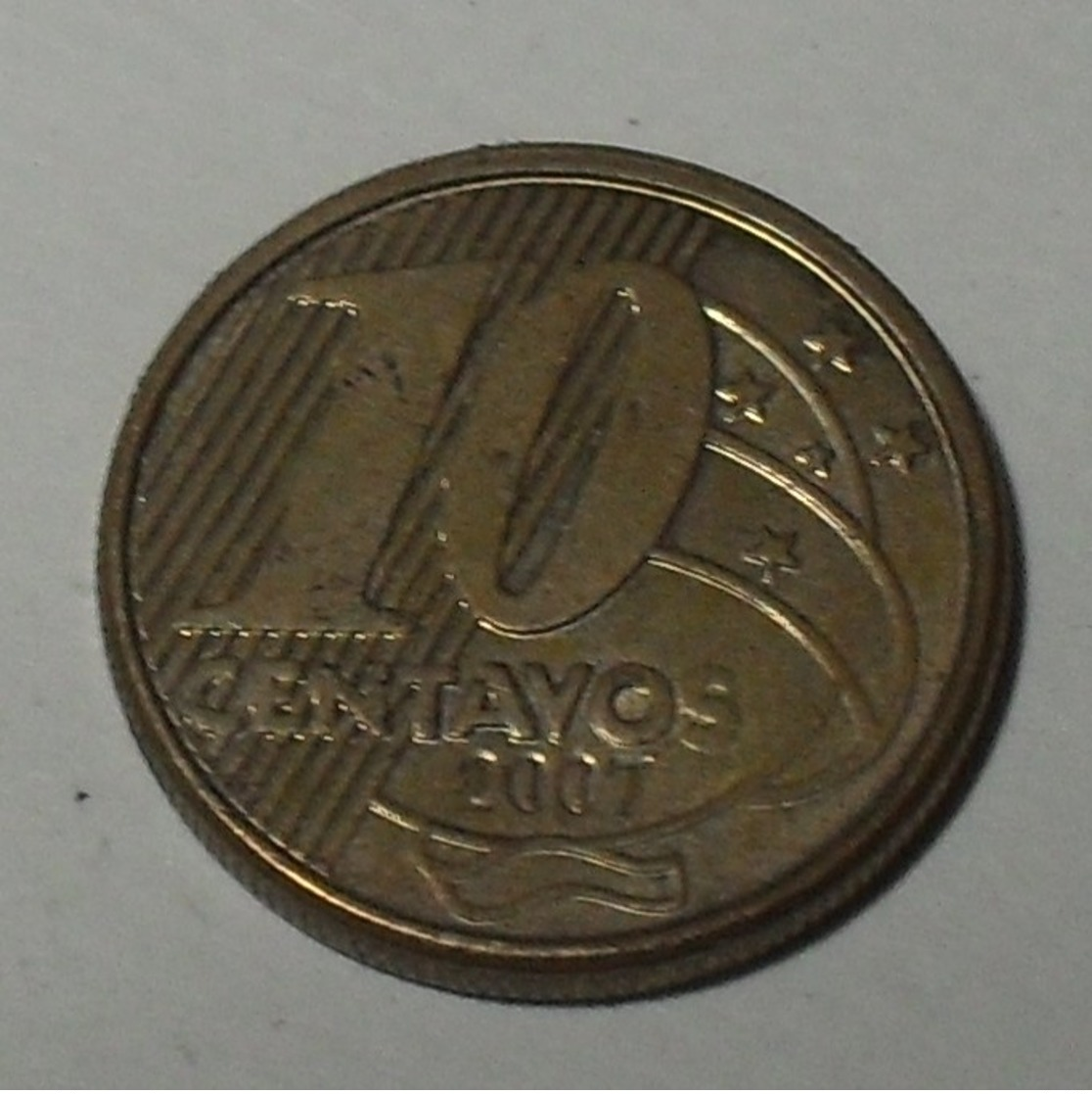 2007 - Brésil - Brazil - 10 CENTAVOS, Pedro 1er, KM 649.3 - Brasil