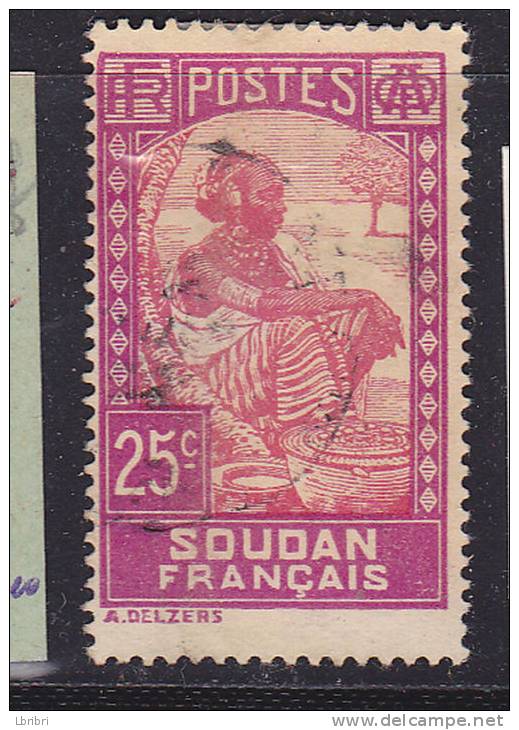 SOUDAN N° 67 25C LILAS ROSE ET ROSE LAITIÈRE PEULH AU MARCHE OBL - Sonstige & Ohne Zuordnung