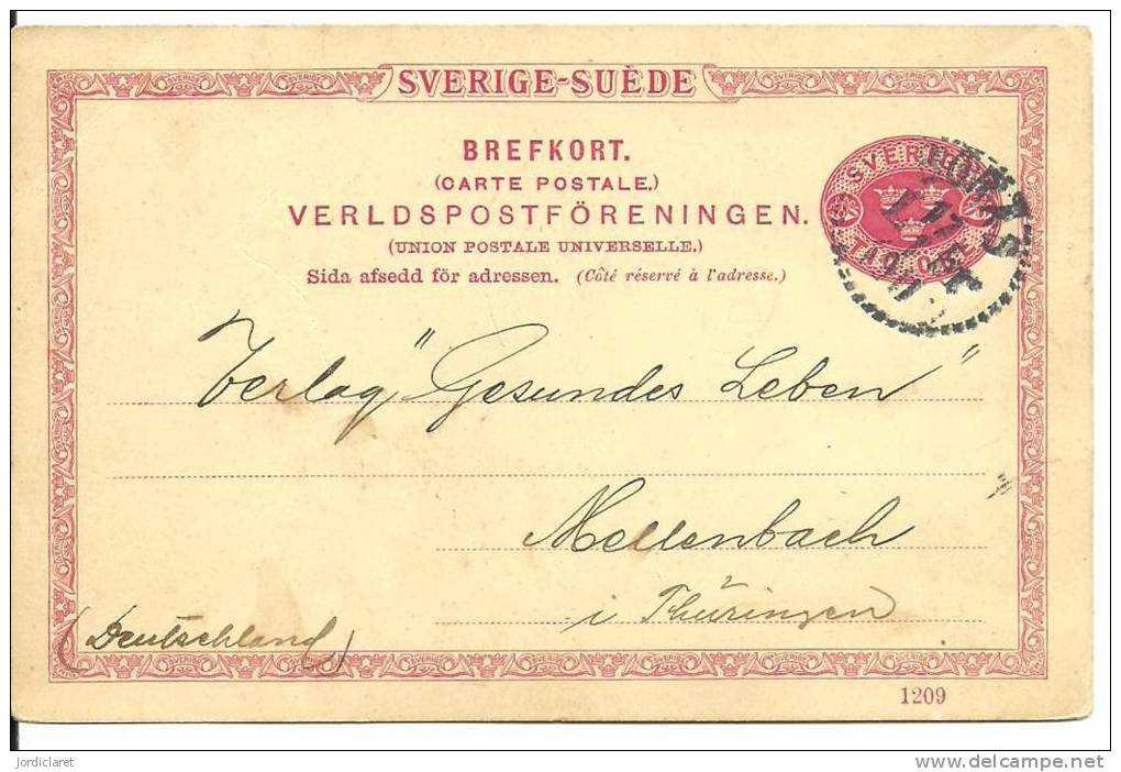 BREFKORT 1911 - Postal Stationery