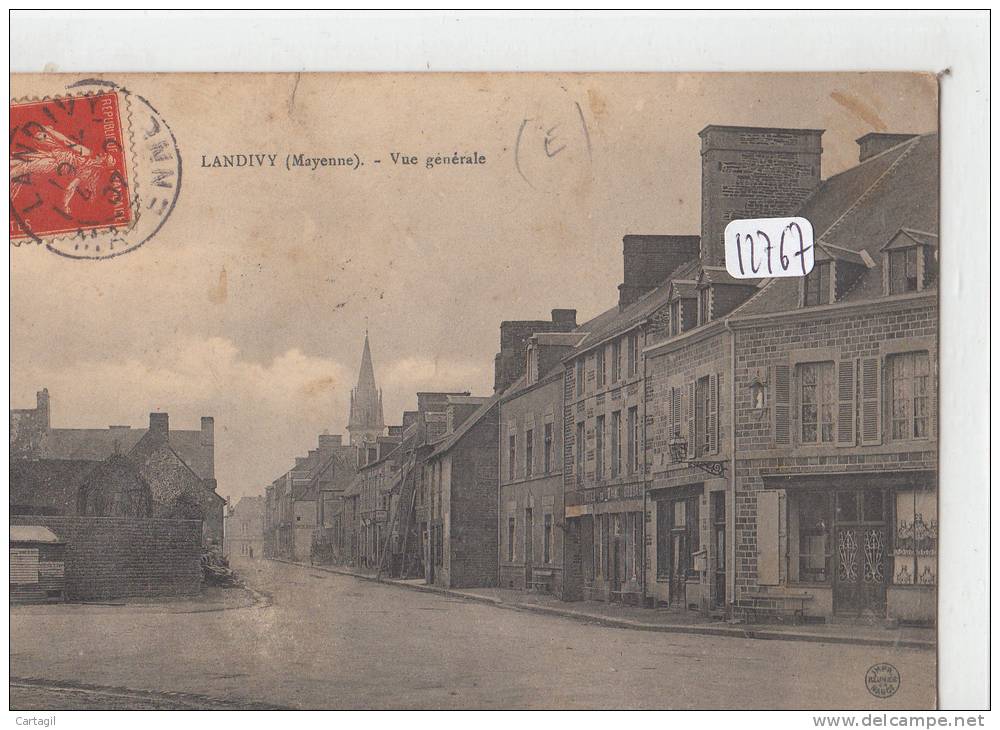 CPA  - 12767-53 - Landivy -Vue Générale-Envoi Gratuit - Landivy