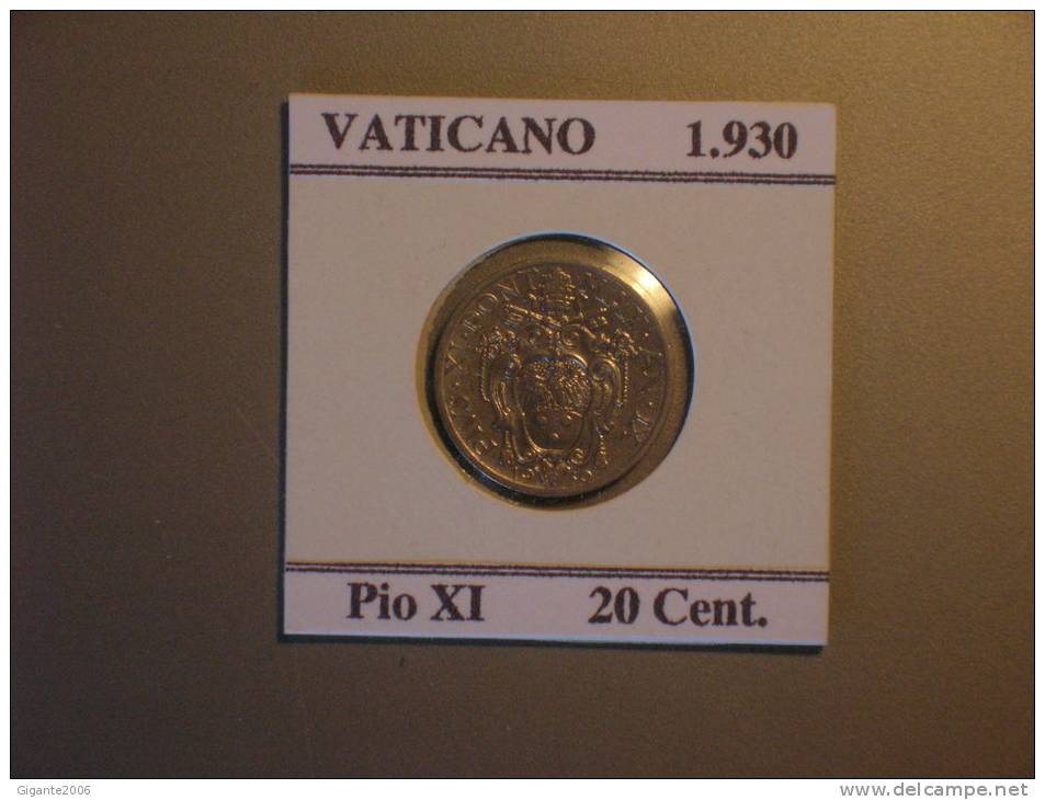 PIO XI 20 Céntimos  1930 (10095) - Vatican