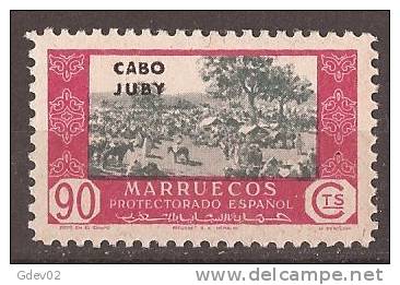 CJ169-A536CG.Maroc.Marocco.Comercio.CABO JUBY  ESPAÑOL SELLOS DE MARRUECOS 1935/6  (Ed 169**) Sin Charnela.MAGNIFICO. - Cabo Juby