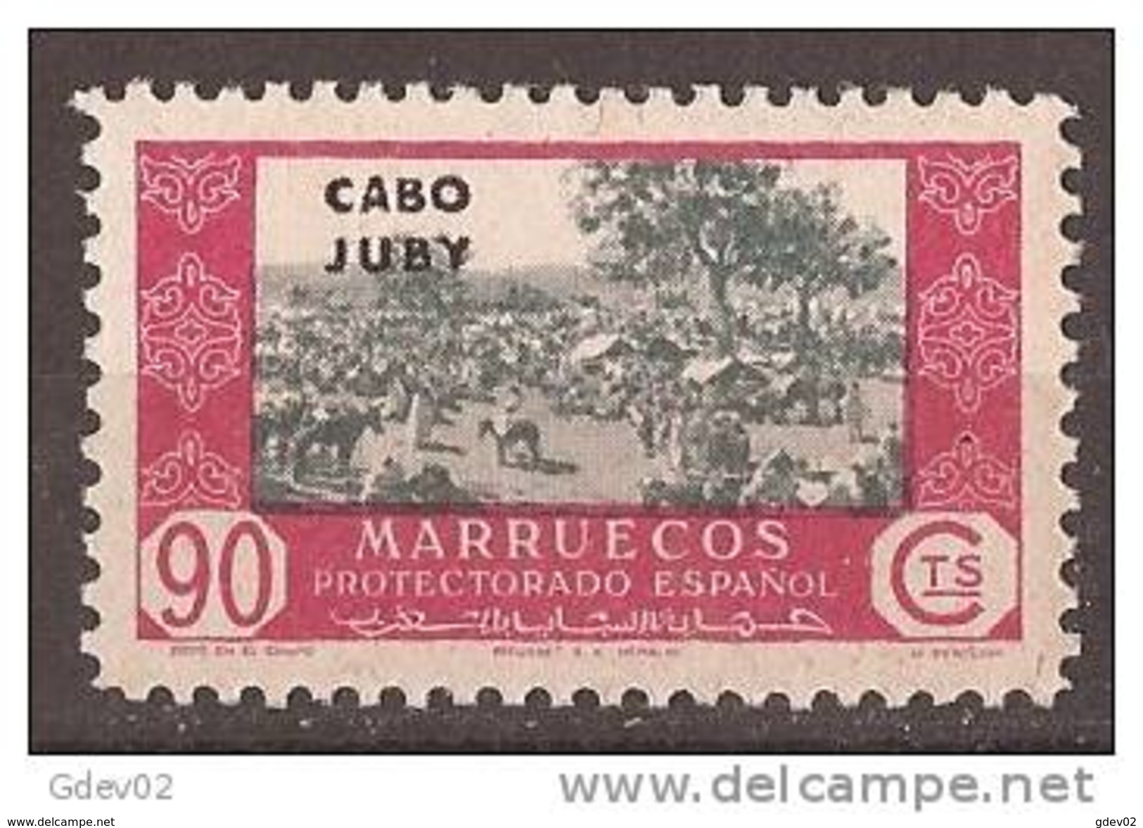 CJ169-A536TC-CG.Maroc.Mar Occo.Comercio.CABO  JUBY  ESPAÑOL SELLOS DE MARRUECOS 1935/6  (Ed 169**).MAGNIFICO. - Otros & Sin Clasificación