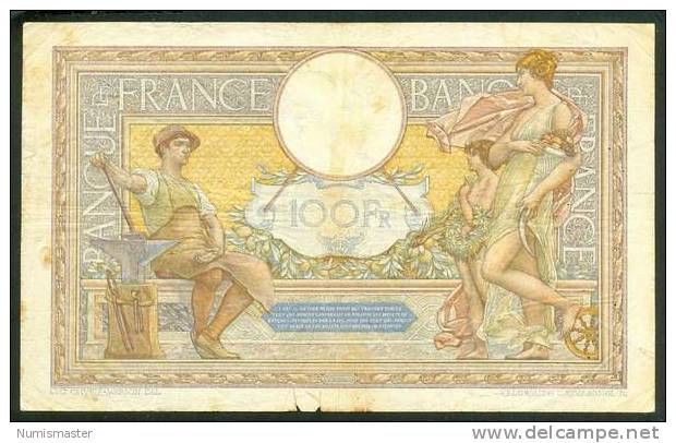 100 FRANCS , 8.1.1931. LUC OLIVIER MERSON - 100 F 1908-1939 ''Luc Olivier Merson''