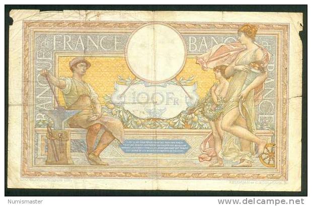 100 FRANCS , 21.2.1935. LUC OLIVIER MERSON - 100 F 1908-1939 ''Luc Olivier Merson''