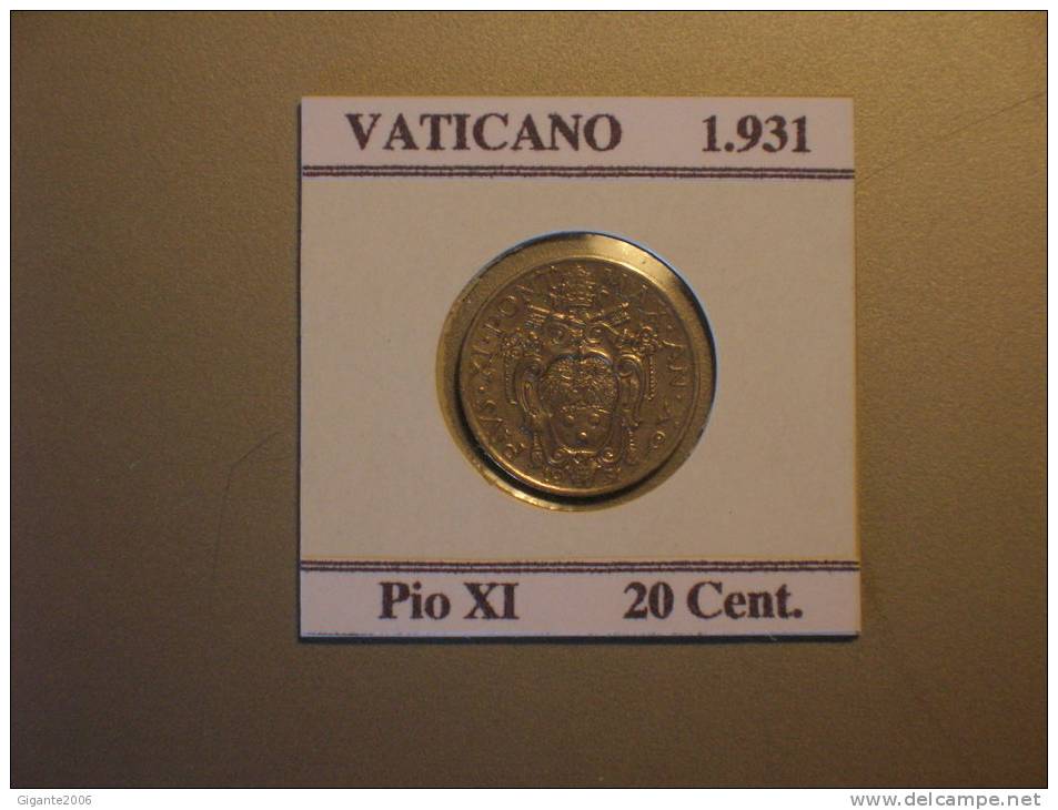 PIO XI 20 Céntimos  1931 (10096) - Vatican
