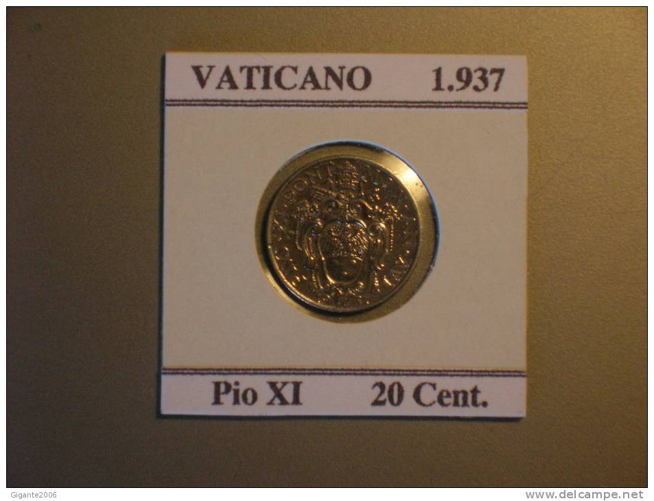 PIO XI 20 Céntimos  1937 (10101) - Vatikan
