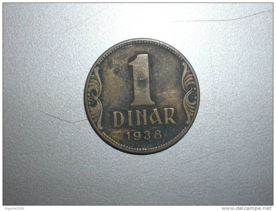 1 Dinar  1938 (1596) - Yugoslavia