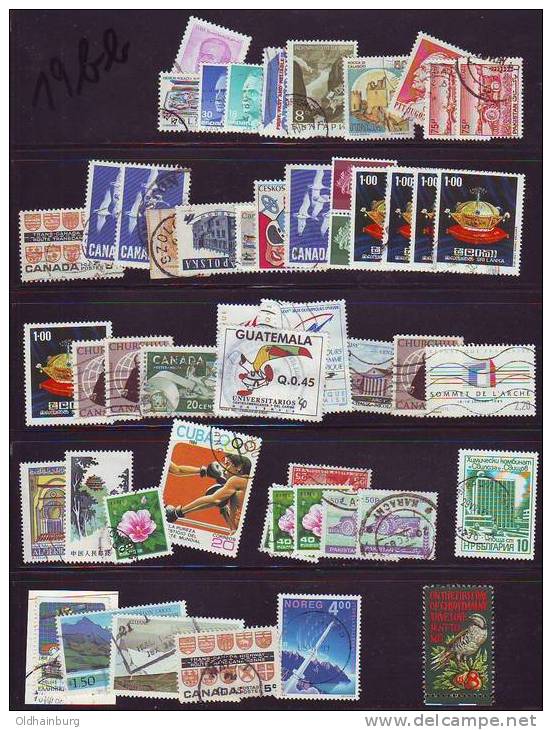 019bb: Briefmarken Aus Aller Welt - Used Stamps