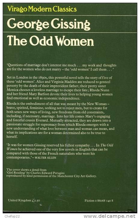 The Odd Women - George Gissing - Virago Modern Classics - Novelle