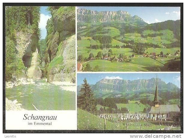 SCHANGNAU Im Emmental Rebloch-Schlucht Und Hohgant 1973 - Schangnau