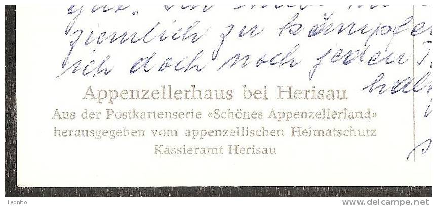 HERISAU AR Appenzeller Haus 1973 - Herisau