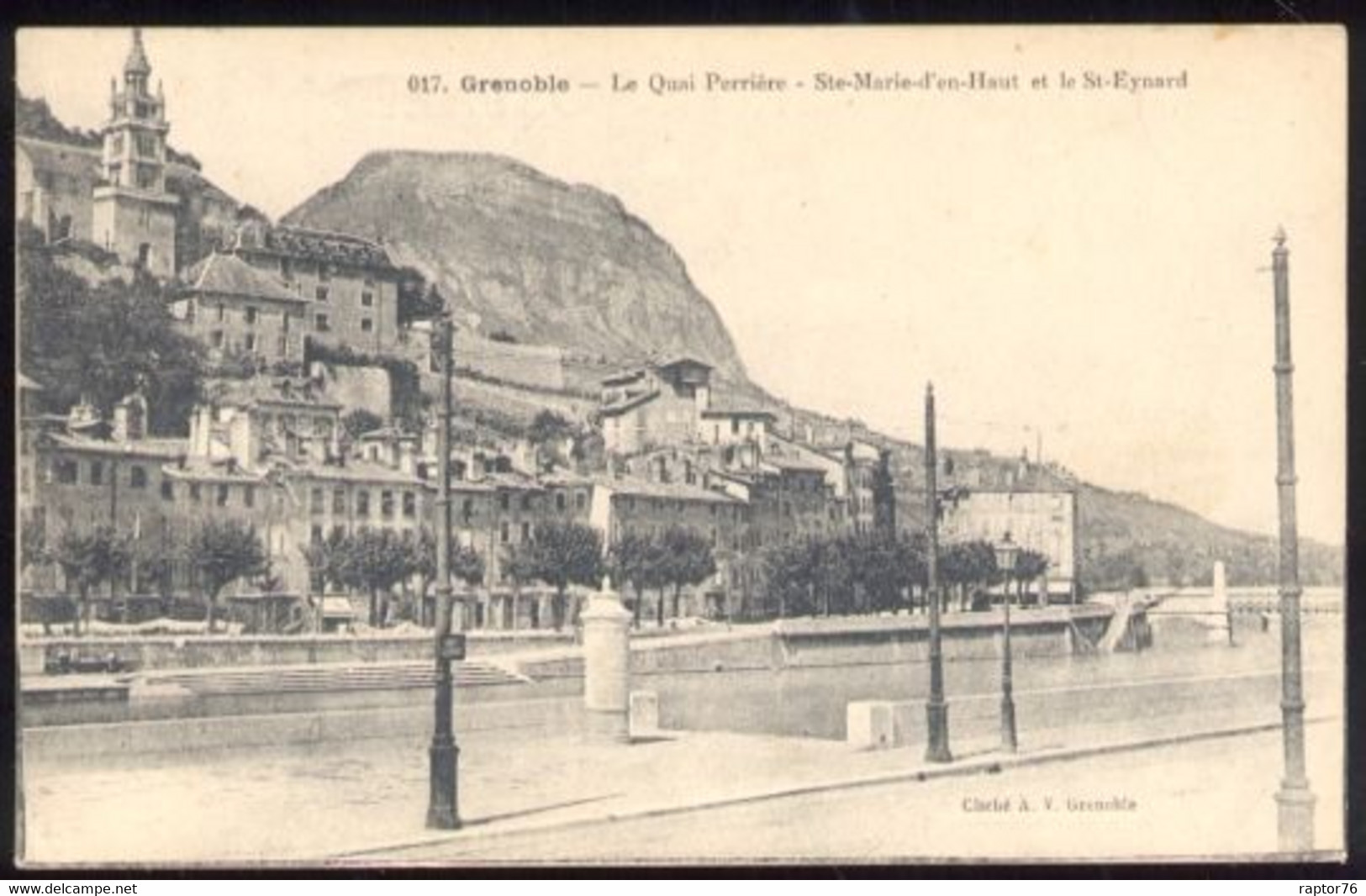 CPA 38 GRENOBLE Le Quai Perrière Sainte Marie D'en Haut Saint Eynard - Grenoble