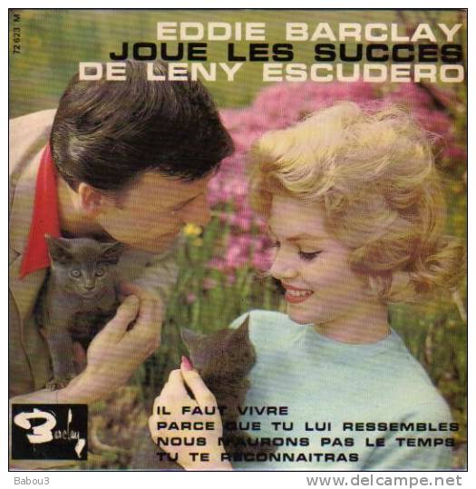 EP  EDDIE BARCLAY ** JOUE LES SUCCES DE LENY ESCUDERO - Autres - Musique Française