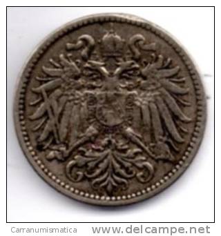 AUSTRIA 10 HELLER 1895 - Autriche