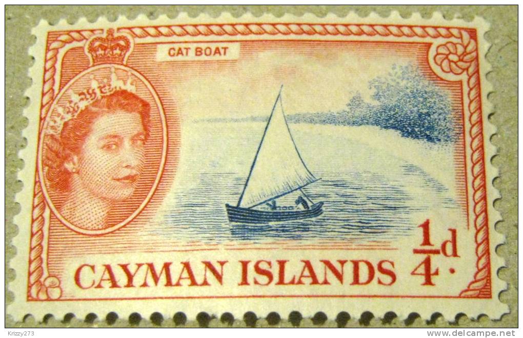 Cayman Islands 1953 Cat Boat 0.25d - Mint - Cayman Islands