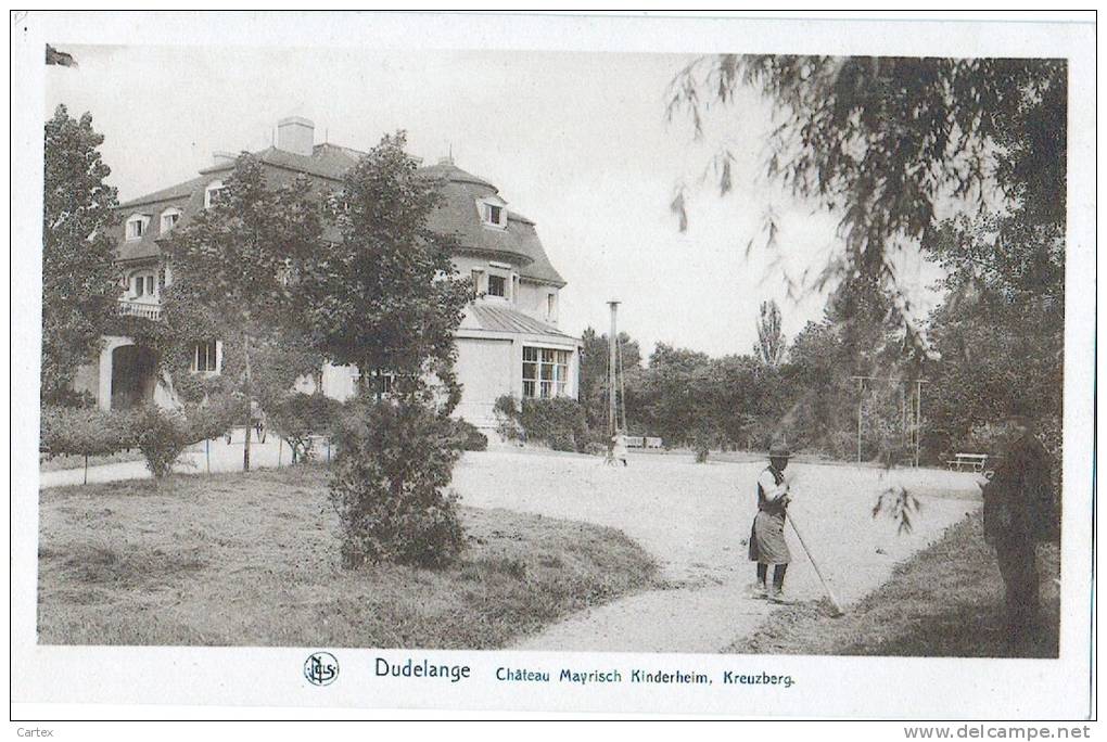 DUDELANGE  :  Chateau De Mayrisch Kinderheim Kreuzberg   ( Ed   E.A. Schaack , Série 2 , N° 5 Lux) - Dudelange