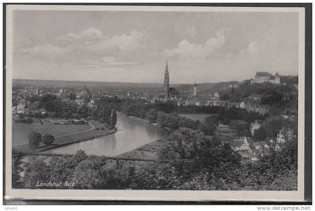 GERMANY 1942 Feldpost Landshut Ndb Panorama #13294 - Landshut