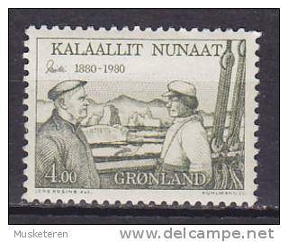 Greenland 1980 Mi. 125     4.00 Kr Ejnar Mikkelsen Polarforscher An Bord Des Schiffes "Gustav Holm" MNH** - Ungebraucht