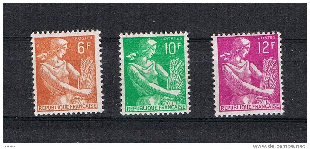 FRANKRIJK  TYPE  OOGST   1957/59  ** - 1957-1959 Oogst