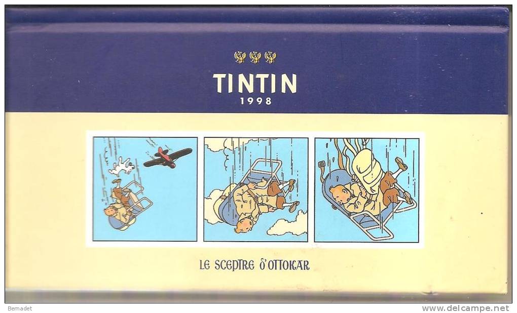 TINTIN AGENDA  1998  .. LE SCEPTRE D'OTTOKAR - Agendas & Calendriers
