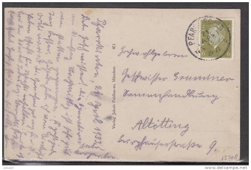 GERMANY 1933 Pfarrkirchen Nb. Wallfahrtskirche Gartlberg  Used #13308 - Pfarrkirchen