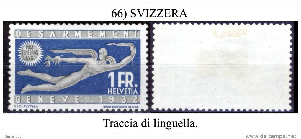 Svizzera-066 - 1932 - Catalogo Unificato: N. 359 (+) MLH - Privo Di Difetti Occulti. - Neufs