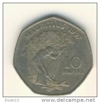 MONNAIE - MAURICE -  10 Rupees 1997 - Mauritius