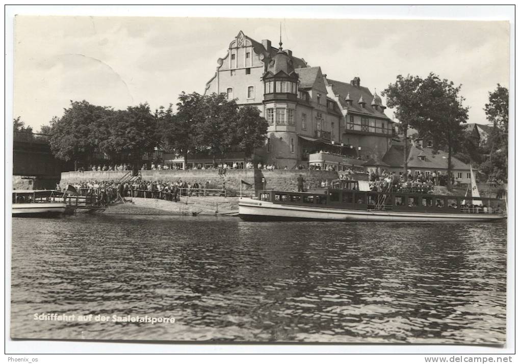 GERMANY - Schiffahrt Auf Der Saaletalsperre - Ebersdorf