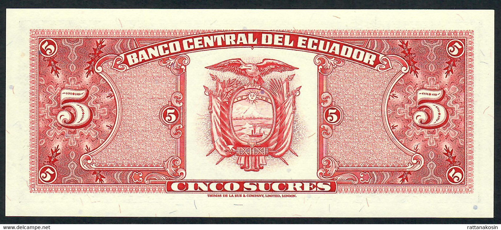 ECUADOR   P113d   5  SUCRES   22.11.1988  #IC   UNC. - Equateur