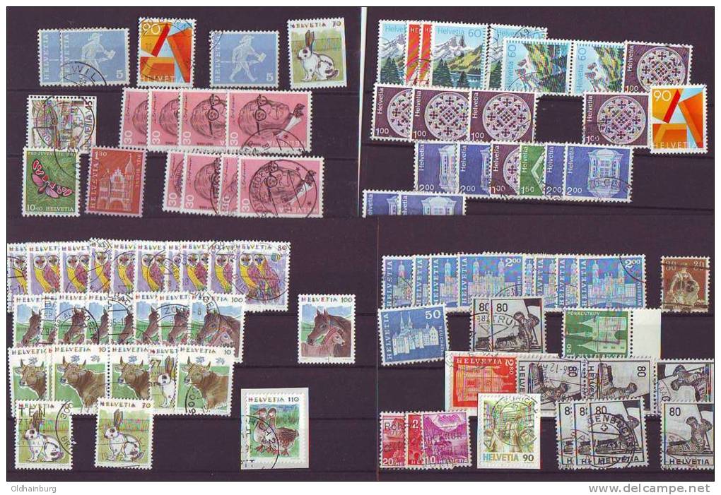 019ta: Schweiz- Sammlung, 4 Scans, Viele Verschiedene Gutes Lot - Collections