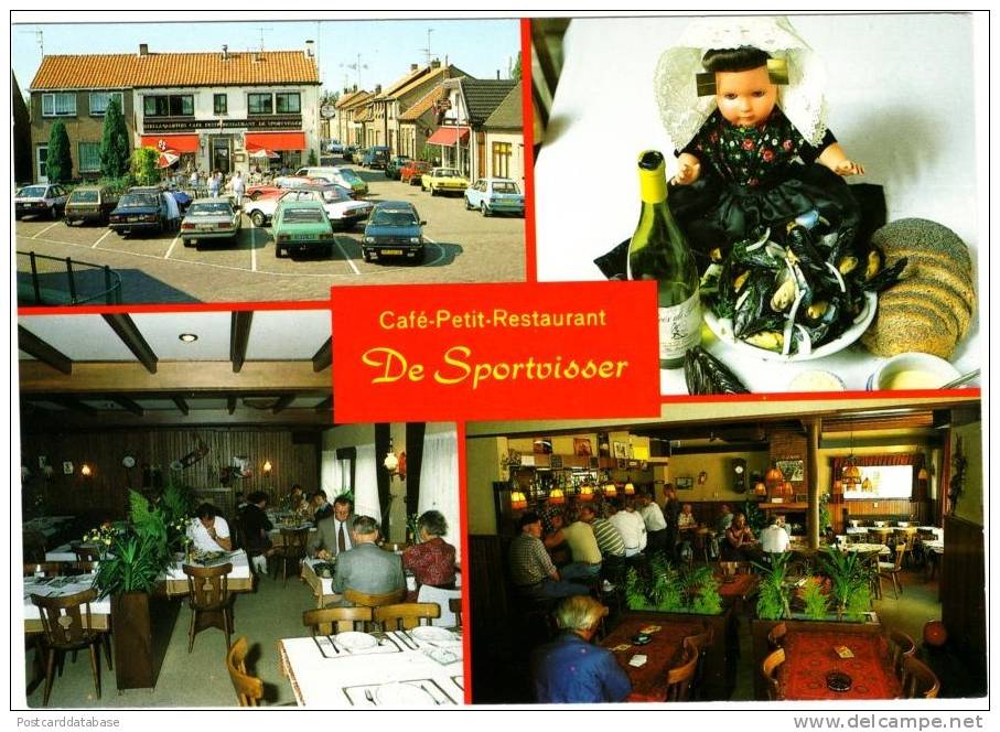 Cafe Petit Restaurant De Sportvisser Yerseke - & Pub, Old Cars - Yerseke