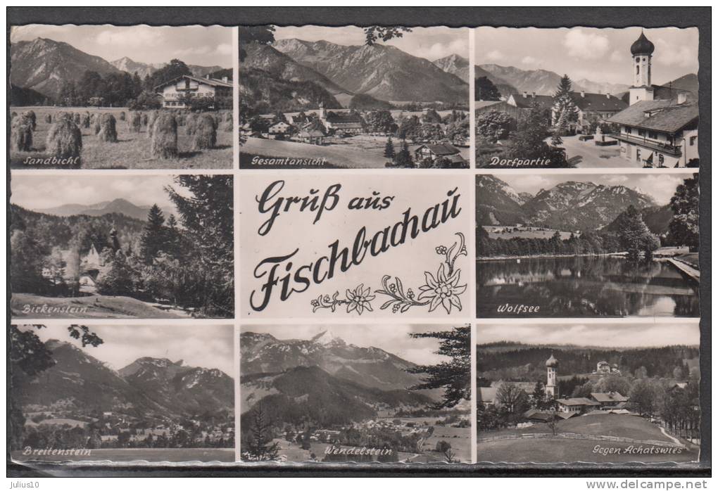 GERMANY 1957 Gruss Aus Fischbachau Used #13345 - Miesbach