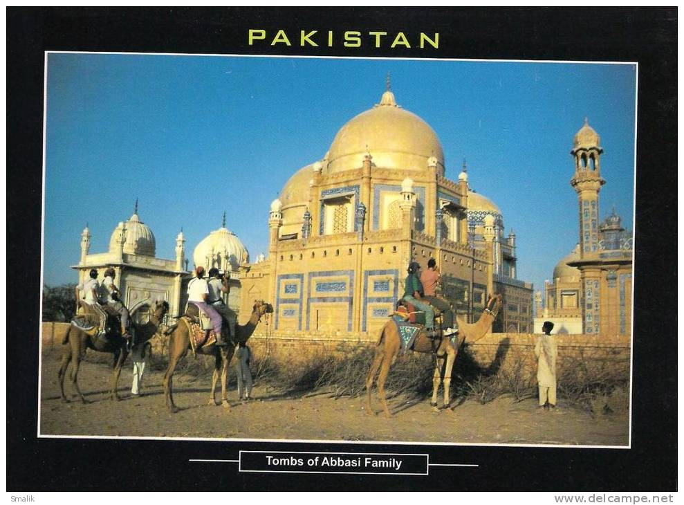 LC345 PAKISTAN POSTCARD Tomb Of Abbasi Family At Cholistan, Camel, Unused - Pakistan