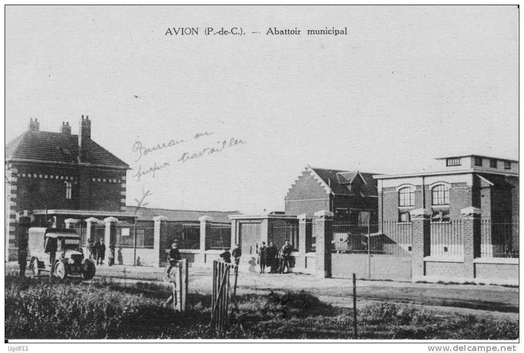 AVION  (P.-de-C.)     -     Abattoir Municipal - Avion