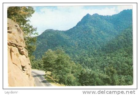 The Chimney Tops And U.S. 441 The Transmountain Highway, Great Smoky Mountains National Park - Smokey Mountains