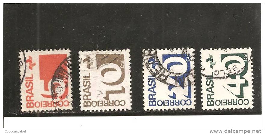 Brasil. Nº Yvert  1026-28, 1030 (usado) (o). - Used Stamps