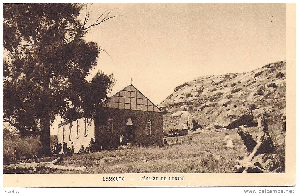 Cpa, Lessouto, L'église De Léribé - Lesotho