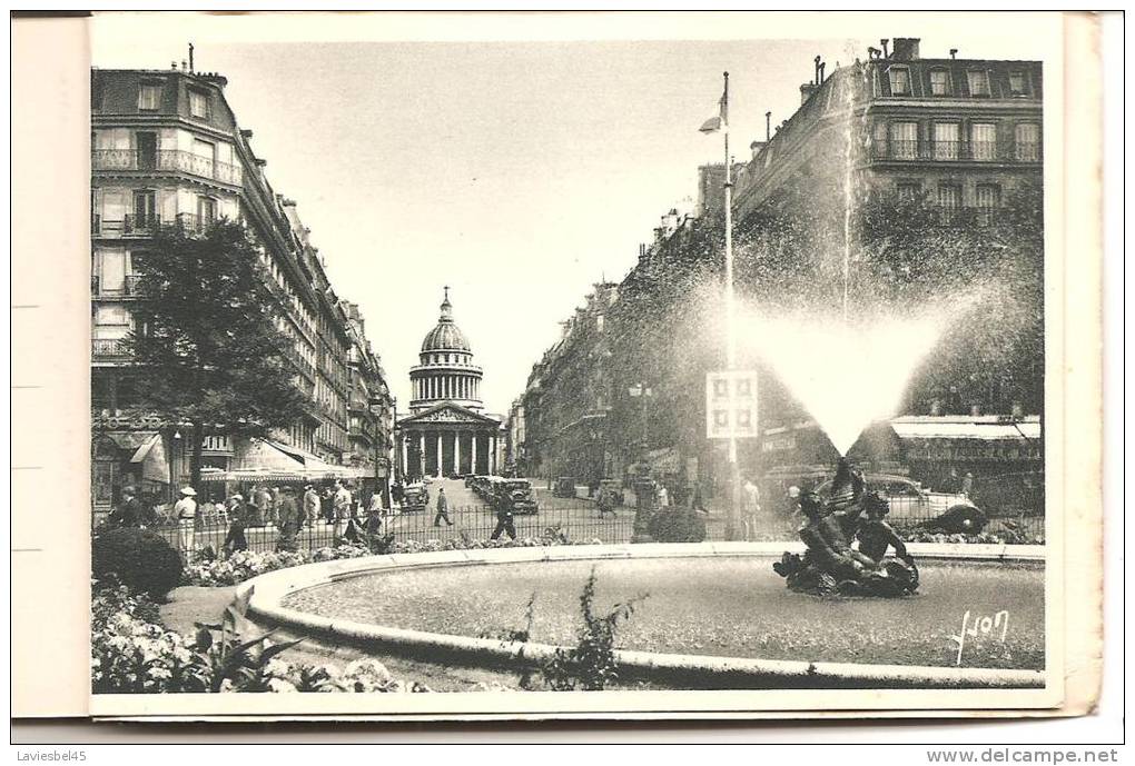 PARIS EN FLANANT "YVON" . BLOC DE 20 VUES (Il N'en Reste Que 11)  - Dédicace Imprimée Edmond HARANCOURT - Konvolute, Lots, Sammlungen