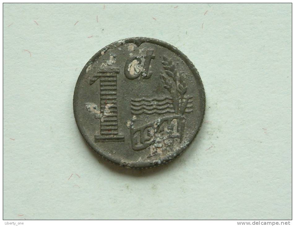 1941 - 1 Cent / KM 170 ( Uncleaned - For Grade, Please See Photo ) ! - 1 Cent