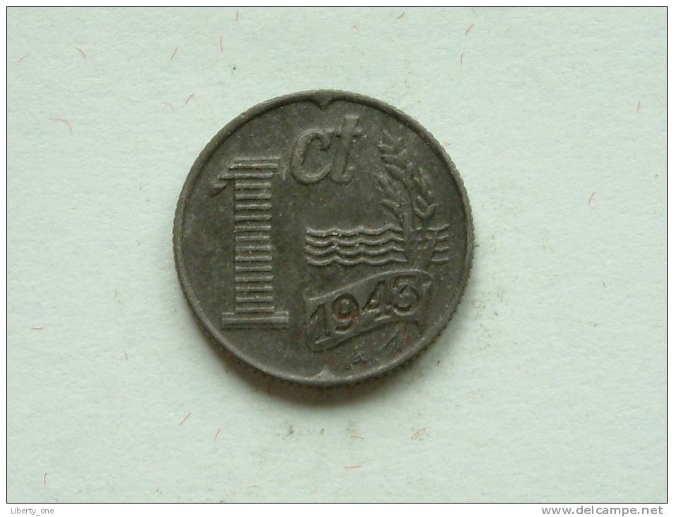 1943 - 1 Cent / KM 170 ( Uncleaned - For Grade, Please See Photo ) ! - 1 Cent