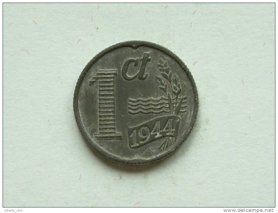 1944 - 1 Cent / KM 170 ( Uncleaned - For Grade, Please See Photo ) ! - 1 Cent