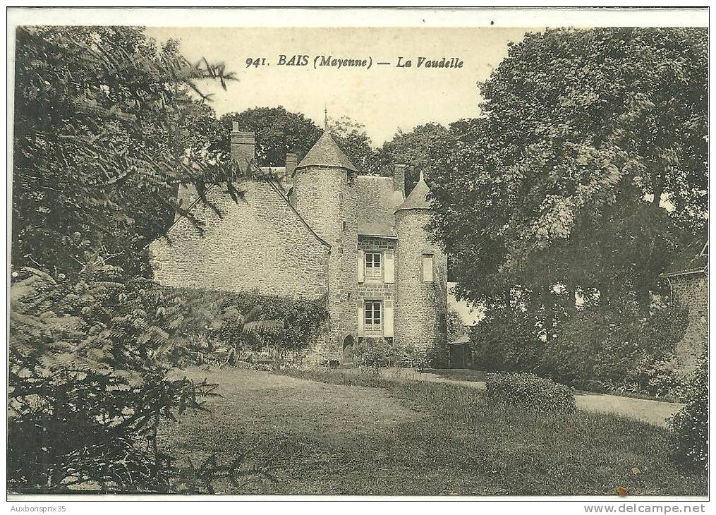 CPA - CARTE POSTALE - BAIS Château La Vaudelle - Bais