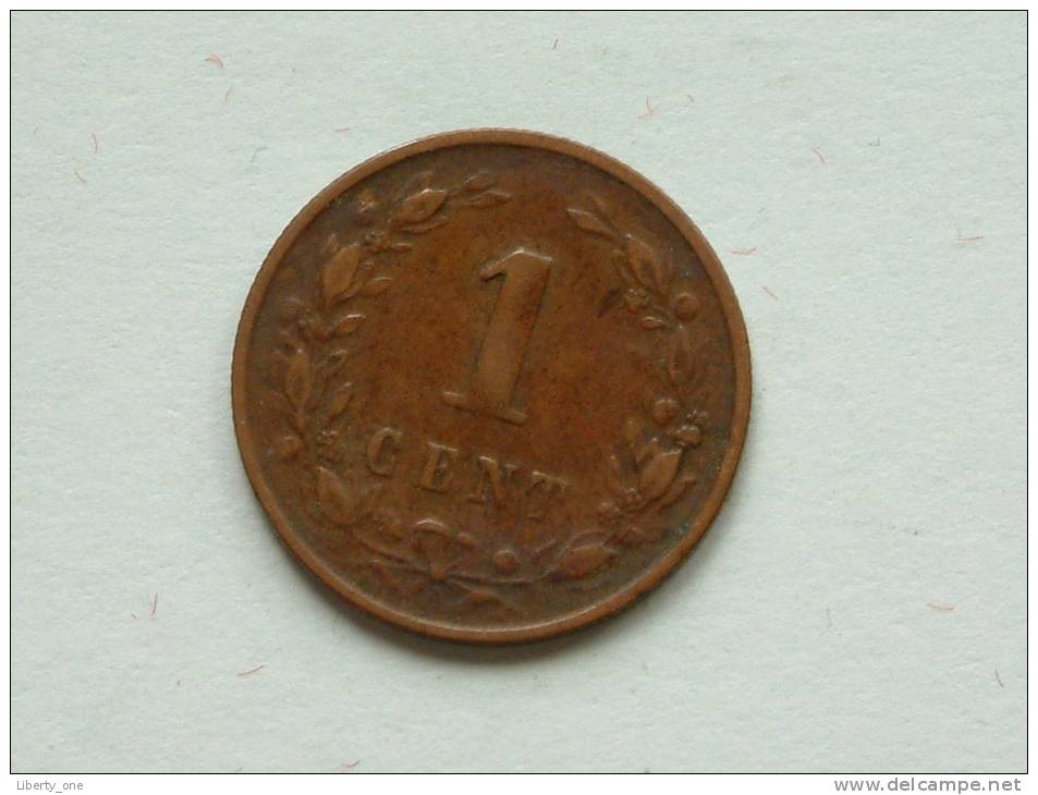 1897 - 1 Cent / KM 107 ( Uncleaned - For Grade, Please See Photo ) ! - 1 Cent