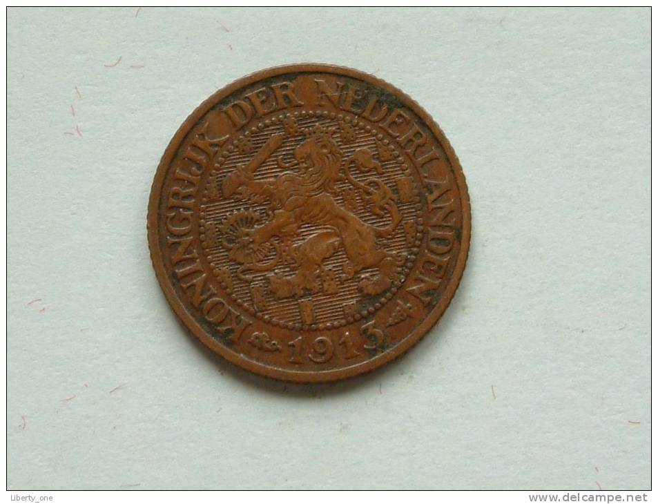 1913 - 1 Cent / KM 152 ( Uncleaned - For Grade, Please See Photo ) ! - 1 Cent