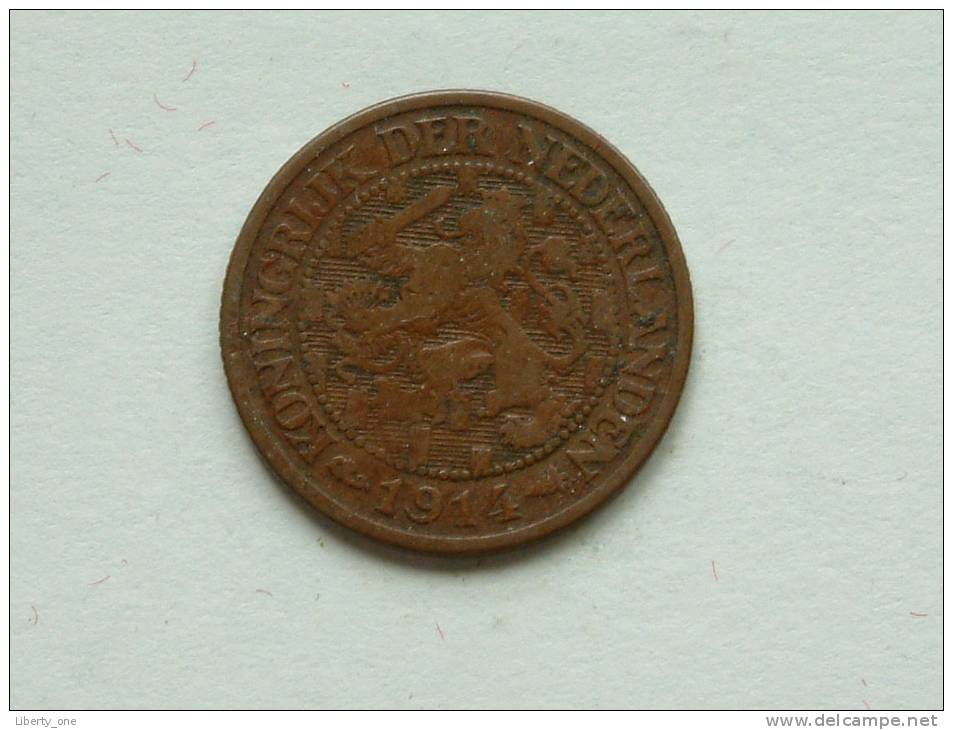 1914 - 1 Cent / KM 152 ( Uncleaned - For Grade, Please See Photo ) ! - 1 Cent