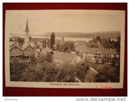 AK Mammern Schweiz Am Untersee 1923 - Mammern