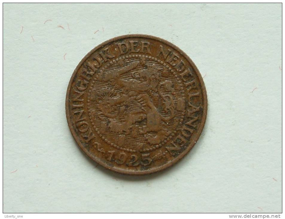 1925 - 1 Cent / KM 152 ( Uncleaned - For Grade, Please See Photo ) ! - 1 Cent
