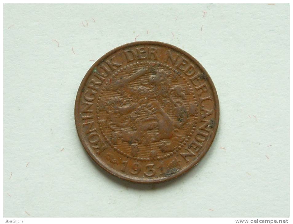 1931 - 1 Cent / KM 152 ( Uncleaned - For Grade, Please See Photo ) ! - 1 Cent